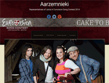 Tablet Screenshot of aarzemnieki.com